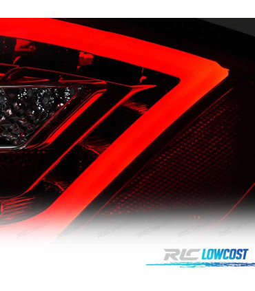 PILOTOS PARA PORSCHE BOXSTER 987 CAYMAN 987C LIGHT BAR DINAMIC ROJO AHUMADO