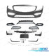 PARAGOLPES DELANTERO MERCEDES C W205 14-18 LOOK AMG C63 PLATEADO PDC