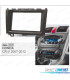 MARCO NEGRO RADIO 2-DIN PARA HONDA CR-V 07-11