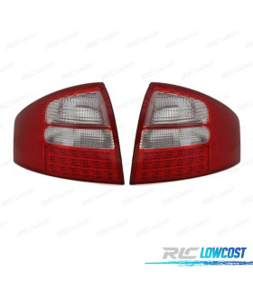 PILOTOS AUDI A6 4B 97- 05 LED ROJO BLANCO