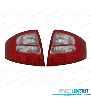 PILOTOS AUDI A6 4B 97- 05 LED ROJO BLANCO