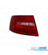 PILOTOS AUDI A6 4F 04-08 LED ROJO CROMO