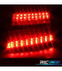 PILOTOS AUDI A6 4F 04-08 LED ROJO CROMO