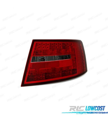 PILOTOS AUDI A6 4F 04-08 LED ROJO NEGRO