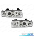 FAROS BMW SERIE 3 E36 COUPE CABRIO 90-99 OJOS ANGEL FONDO CROMO