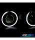 FAROS PARA BMW SERIE 3 E36 COUPE CABRIO 90-99 OJOS ANGEL CCFL FONDO NEGRO
