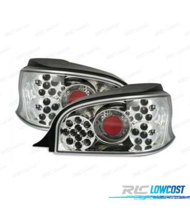 PILOTOS CITROEN SAXO 96-04 LED FONDO CROMO
