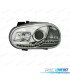 FAROS PARA VOLKSWAGEN VW GOLF MK4 97-03 LUZ DIURNA LED FONDO CROMO