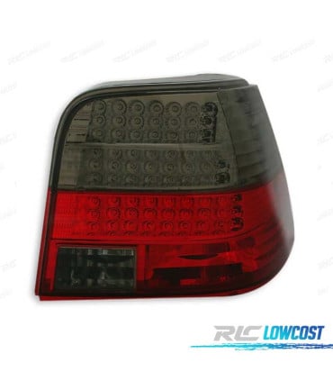 PILOTOS LED PARA VOLKSWAGEN VW GOLF 4 IV 97-03 ROJO AHUMADO