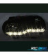 FAROS PARA VOLKSWAGEN VW GOLF MK4 97-03 LUZ DIURNA LED FONDO NEGRO