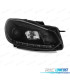 FAROS VOLKSWAGEN VW GOLF 6 08-12 DRL FONDO NEGRO