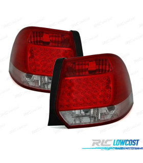 PILOTOS PARA VOLKSWAGEN VW GOLF 5 6 VARIANT 07-.LED ROJO CROMO