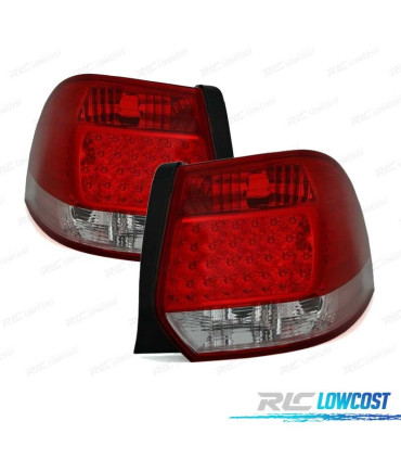 PILOTOS PARA VOLKSWAGEN VW GOLF 5 6 VARIANT 07-.LED ROJO CROMO
