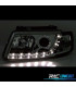 FAROS PARA VOLKSWAGEN VW PASSAT 3B 96-00 LUZ DIURNA FONDO CROMO