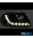FAROS PARA VOLKSWAGEN VW PASSAT 3BG 00-05 LUZ DIURNA FONDO NEGRO