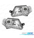 FAROS PARA VOLKSWAGEN VW PASSAT 3C 05-10 LUZ DIURNA FONDO CROMO