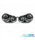 FAROS VOLKSWAGEN VW POLO 9N 01-05 OJOS ANGEL FONDO NEGRO