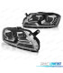 FAROS VOLKSWAGEN VW PASSAT B7 10-14 LUZ DIURNA FONDO NEGRO H7+H7