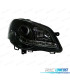 FAROS PARA VOLKSWAGEN VW POLO 9N3 05-09 LUZ DIURNA FONDO NEGRO