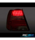 PILOTOS PARA VOLKSWAGEN VW BORA 1J 98-05 LED ROJO CROMO