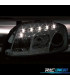 FAROS PARA VOLKSWAGEN VW TOURAN 03-06 LUZ DIURNA FONDO CROMO