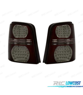 PILOTOS PARA VOLKSWAGEN VW TOURAN 03-10 LED ROJO AHUMADO