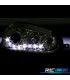 FAROS VOLKSWAGEN VW GOLF MK5 03-08 LUZ DIURNA LED FONDO CROMO