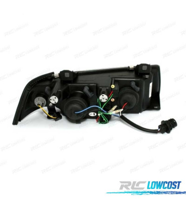FAROS PARA BMW SERIE 3 E36 92-98 COUPE CABRIO LUZ DIURNA FONDO NEGRO