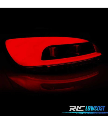 PILOTOS PARA VOLKSWAGEN VW SCIROCCO LED BAR CARDNA ROJO AHUMADO 08-14