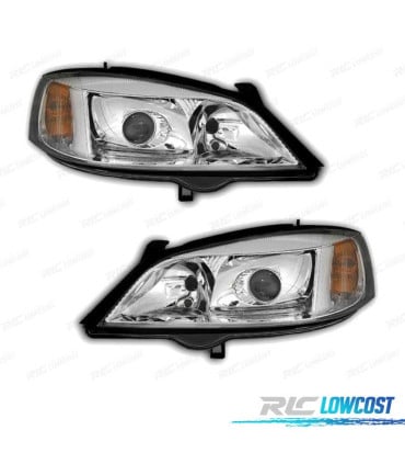 FAROS XENON OPEL ASTRA G 97-04 FONDO CROMO