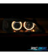 FAROS PARA OPEL ASTRA G 97-04 OJOS ANGEL FONDO NEGRO H7-H7