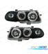 FAROS PARA OPEL ASTRA F 94-98 OJOS ANGEL FONDO NEGRO H1-H1