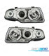 FAROS PARA OPEL ASTRA F 94-98 OJOS ANGEL FONDO CROMO H1-H1