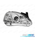 FAROS PARA OPEL CORSA C 00-06 LUZ DIURNA LED FONDO CROMO