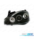 FAROS PARA OPEL CORSA C 00-06 OJOS ANGEL FONDO NEGRO H1-H1