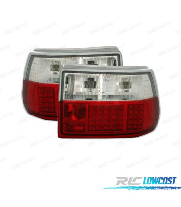 PILOTOS OPEL ASTRA F 91-98 LED ROJO CROMO