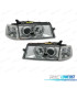 FAROS PARA OPEL VECTRA A 88-95 OJOS ANGEL FONDO CROMO