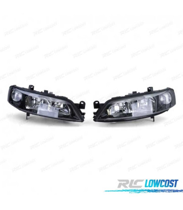 FAROS PARA OPEL VECTRA B 99-02 FONDO NEGRO