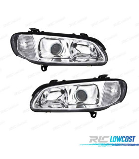 FAROS PARA OPEL OMEGA 94-99 LUPA FONDO CROMO