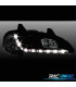 FAROS PARA OPEL TIGRA 95-03 LUZ DIURNA LED FONDO NEGRO