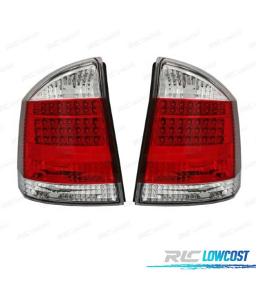 PILOTOS PARA OPEL VECTRA C 02-08 LED ROJO CROMO