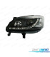 FAROS PARA OPEL ZAFIRA 99-05 LUZ DIURNA LED FONDO NEGRO