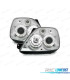 FAROS FORD FIESTA 02-08 OJOS ANGEL FONDO CROMO