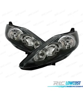 FAROS PARA FORD FIESTA 08-12 FONDO NEGRO
