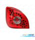 PILOTOS PARA FORD FIESTA MK4 96-02 LED ROJO CROMO