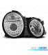 FAROS MERCEDES CLASE CLK W208 98-02 LUPA FONDO CROMO