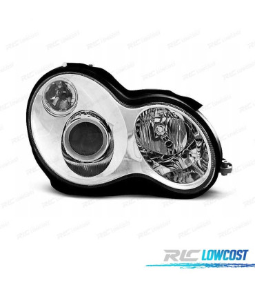 FAROS MERCEDES CLASE C W203 00-04 CROMO
