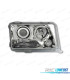 FAROS LUPA PARA MERCEDES CLASE E W124 93-95 FONDO CROMO
