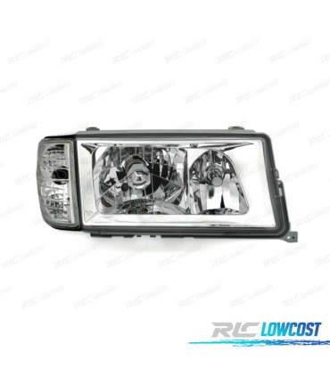 FAROS MERCEDES 190 W201 82-93 FONDO CROMO