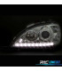 FAROS PARA MERCEDES CLASE ML W163 98-01 LUZ DIURNA FONDO CROMO